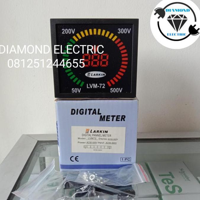 New | Larkin Digital Voltmeter Lvm72 / Lvm 72 Larkin