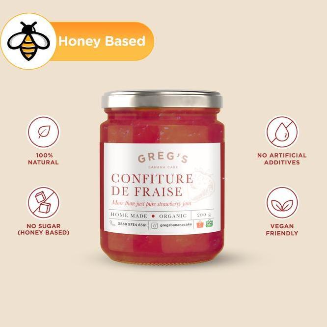 Strawberry Jam Sugar Free Selai Stroberi Gluten Free