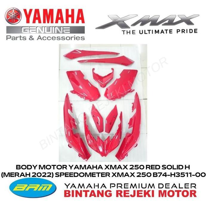 Terlaris Body Motor Yamaha Xmax 250 Red Solid H (Merah 2022)