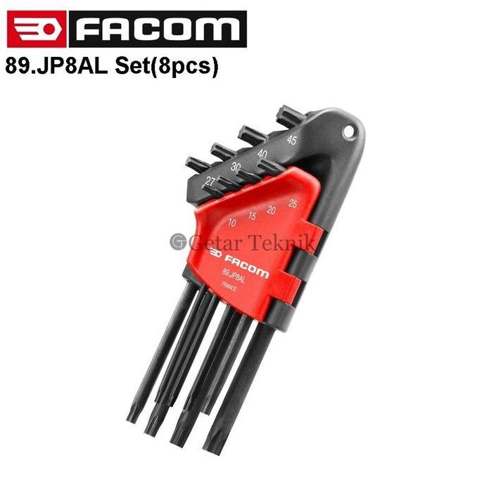 Kunci L Bintang Set (8pcs) Facom 89.JP8AL