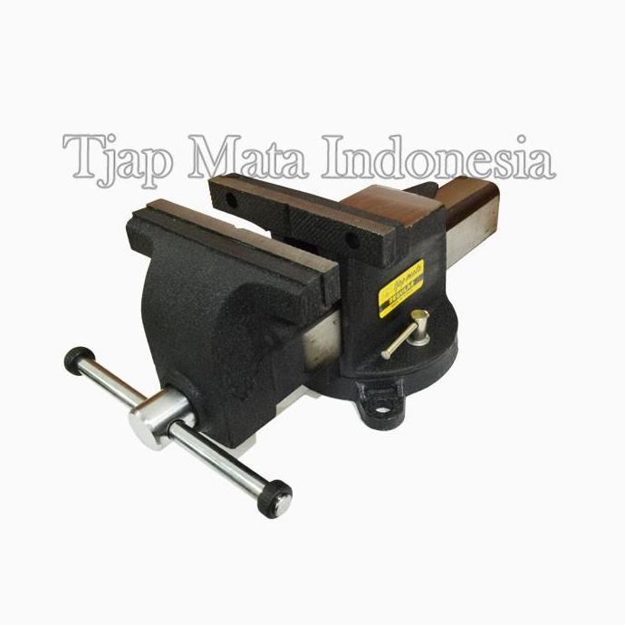 TJAP MATA / CAP MATA Catok Besi Putar / Ragum / Bench Vise 6 "