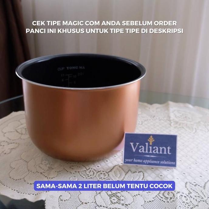 Panci Teflon Inner Pot Magic Com Yong Ma 2 Liter (NON WING)