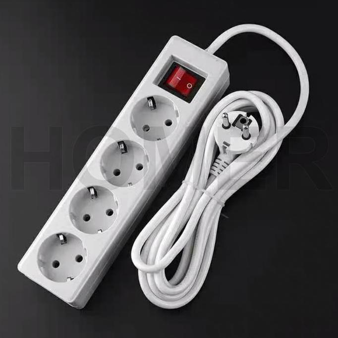 Probest Stop Kontak Original Ber Sni Colokan Sambungan Kabel Listrik 2 3 4 5 Lubang Lobang Panjang K