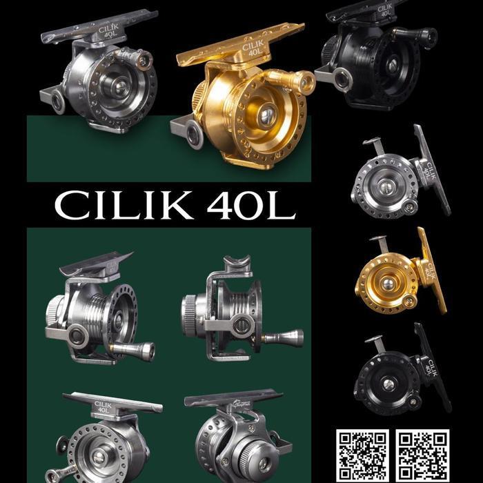 (Terbaru) Reel Anyfish Cilik 40L Reel Pancing Tokos Handle Kiri Full Metal Bestseller