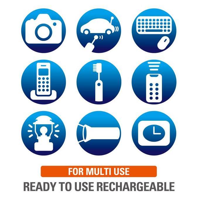 PANASONIC ENELOOP CHARGER KIT + 4PC BATTERY ENELOOP RECHARGEABLE AA