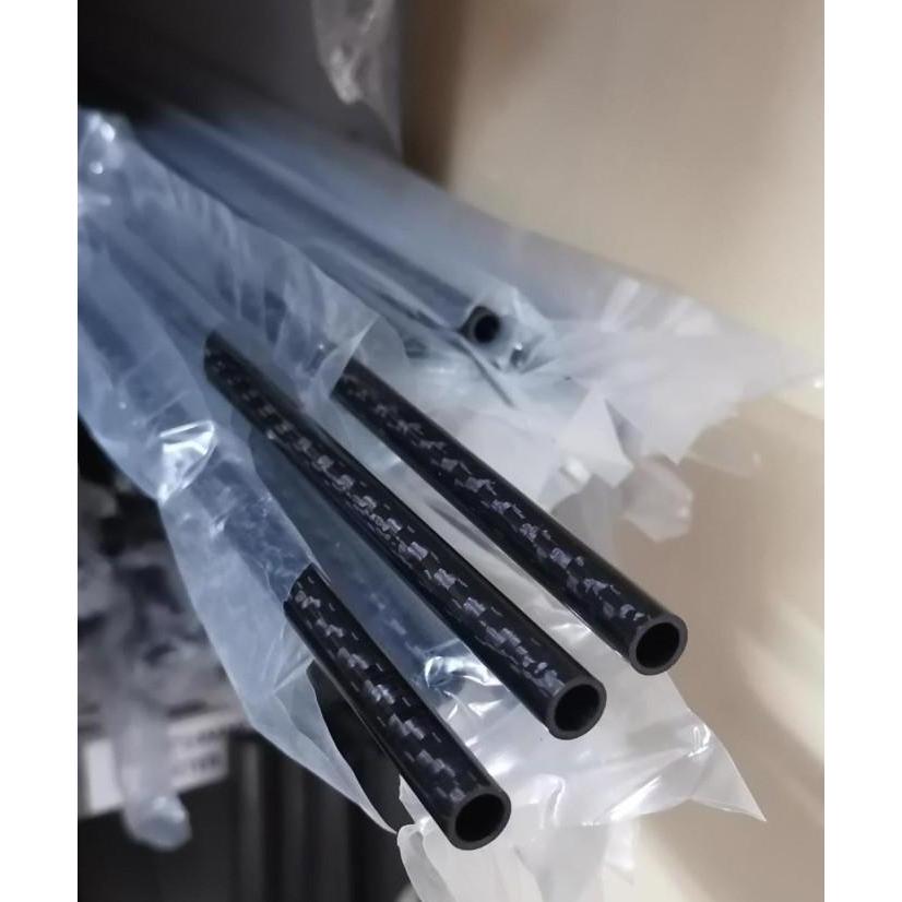 1meter Pipa Karbon Carbon Tube 3K 8x6mm Diameter OD 8mm ID 6mm 8x6