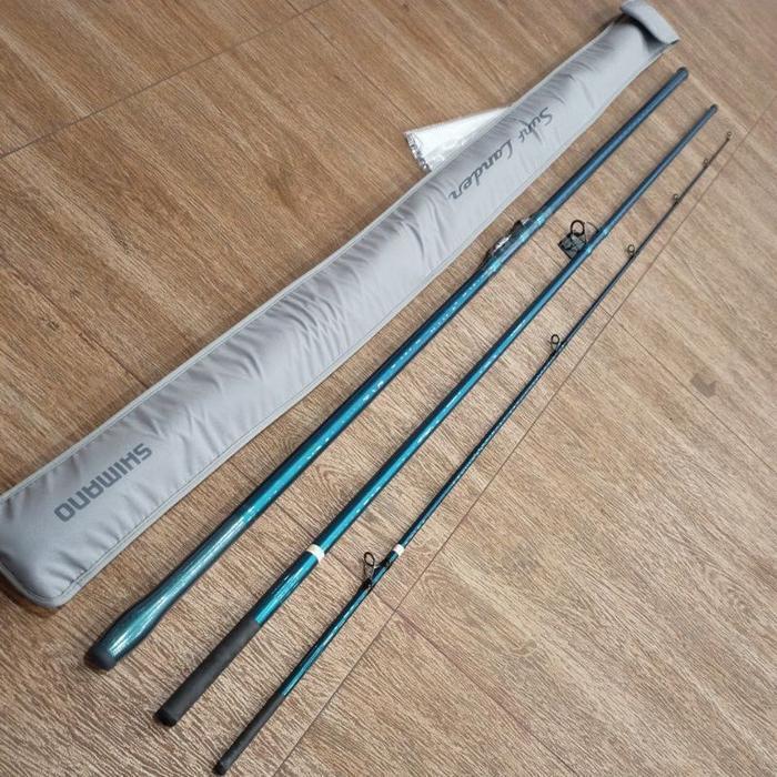 (Terbaru) Joran Pancing Shimano Surf Lander 2022 425 Bx Cx Joran Surf Reel Lure Bestseller