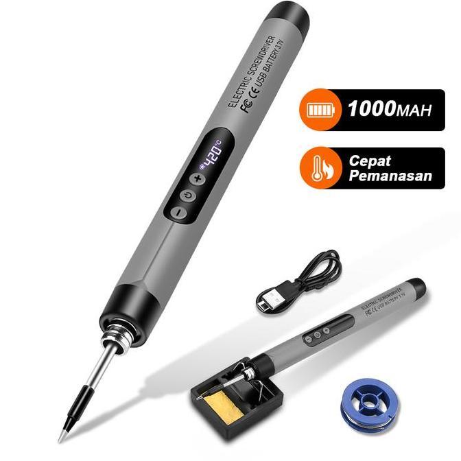 Procing- Besi Solder Elektrik Usb Rumah Portabel Pengisi Daya Nirkabel Besi Solder Perbaikan Siswa P