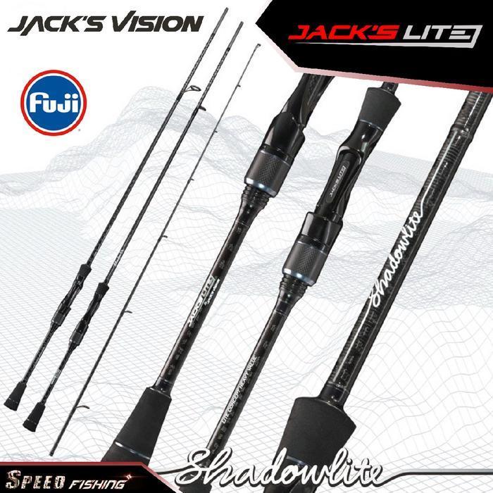 (Diskon) Joran Jack'S Vision Shadowlite 672 Ul M Mh Spinning Overhead Ultralight Medium Heavy Fishin