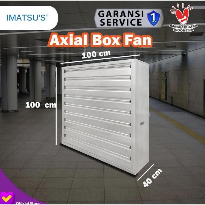 Blower Exhaust Box Fan Kandang Ayam 36 Inch 220V AFL-ECO-1000/1-FB