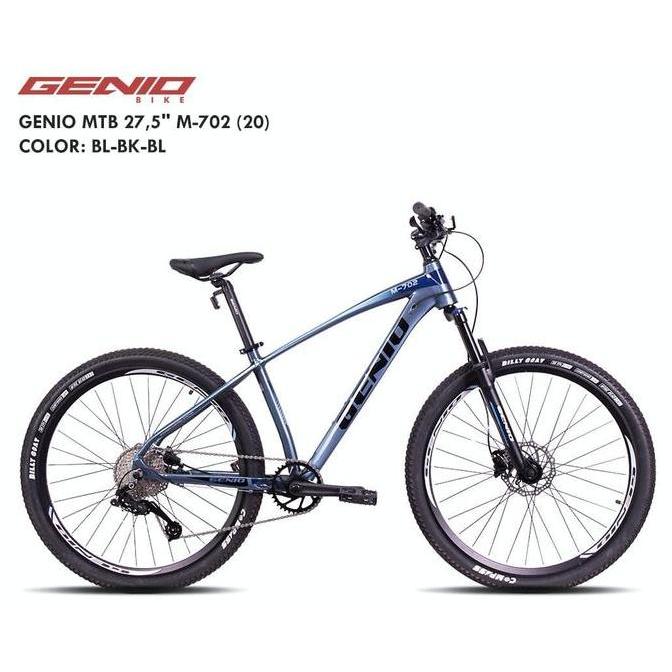 Terlaris Sepeda Gunung 27.5" Genio M702 Rem Hydraulic / Genio M703 10 Speed Frame Alloy