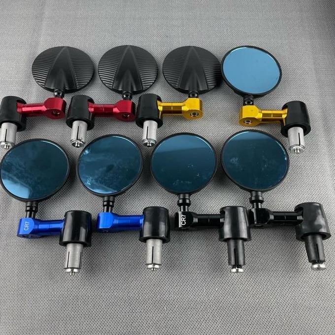 NAVHOKA Spion Jalu Stang Bulat CNC Kaca Spion Bulat Bar End Spion Jalu Bulat CNC Model Gen Z Univers