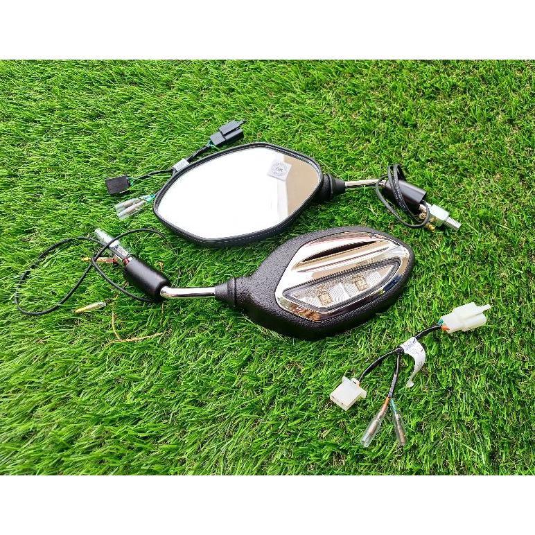 TERBARU Termurah ORI AHM - Spion Lampu Menyala Spion LED Honda Beat dan Genio