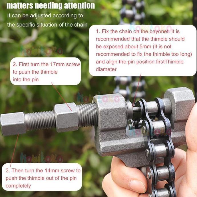 NAVHOKA Pemotong rantai sepeda motor, Pemotong rantai sepeda motor, Pemotong rantai sepeda motor, Pe