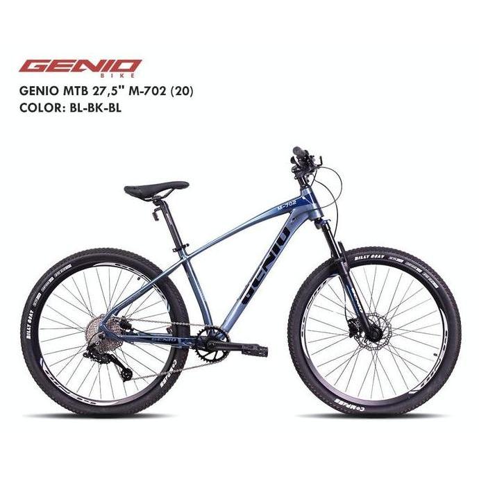 Terlaris Sepeda Gunung Mtb 27.5 Inch Genio M703 / M702 10 Speed Frame Alloy