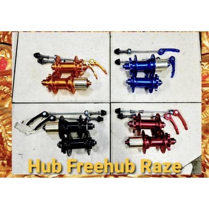 HUB FREEHUB RAZE 32 HOLE 6 BEARING JANGKRIK MTB ROADBIKE SEPEDA LIPAT