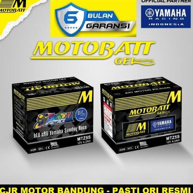 Aki motor honda BEAT Karbu Fi CW CBS MOTOBATT Aki Kering Gel MTZ5S ORI