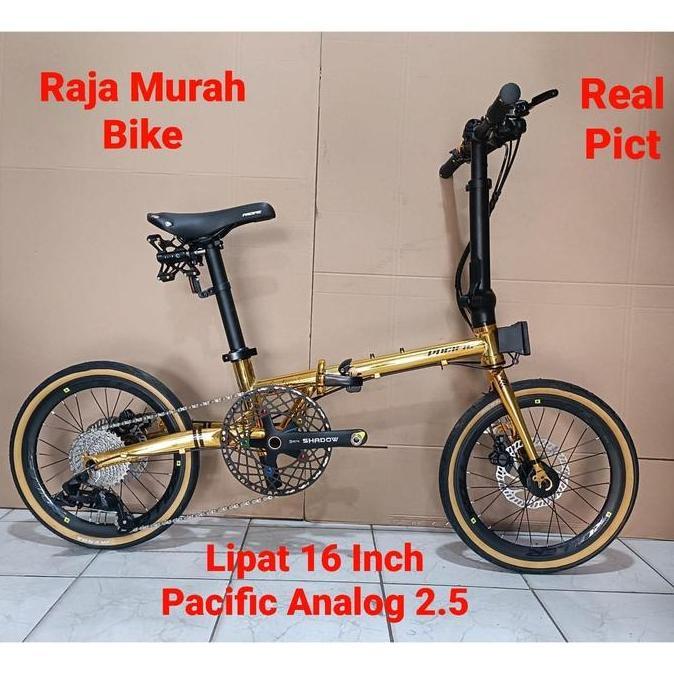 Terlaris Sepeda Lipat Pacific Analog 2.5 16 Inch Sepeda Lipat 16 Inch Pacific Analog 2.5