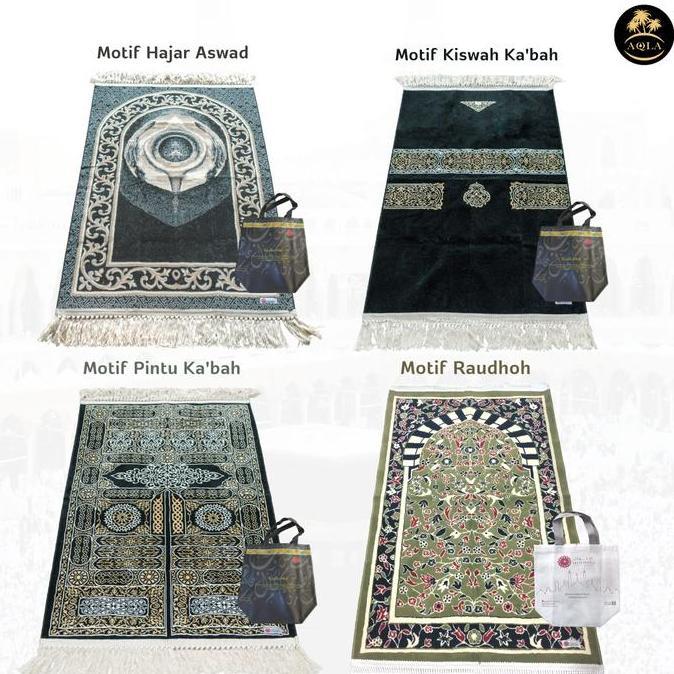 Miliki Sajadah Kiswah Kabah Alminwal Original Saudi Arabia / Sajadah Premium