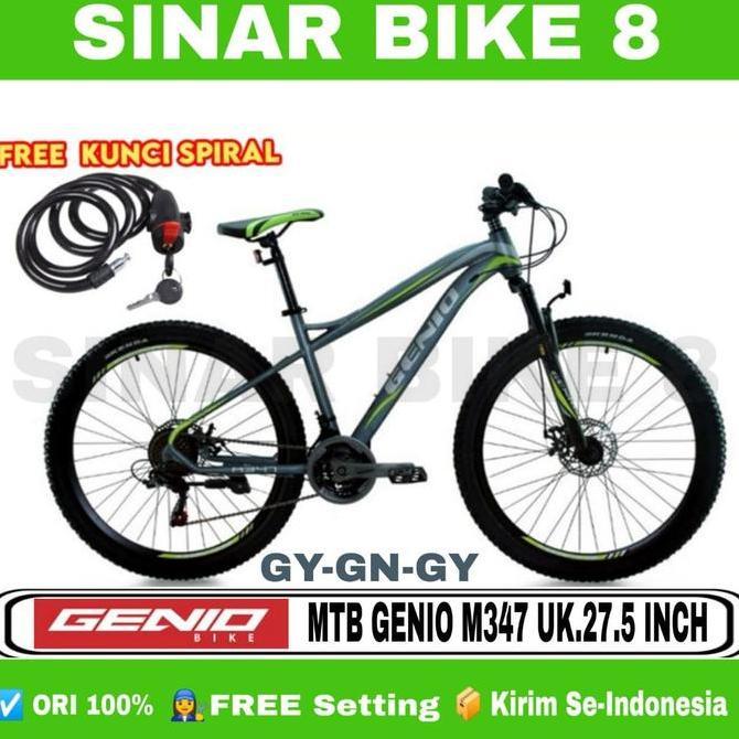Terlaris Sepeda Gunung 27,5 Inch Mtb Genio M 347 By United 24 Speed