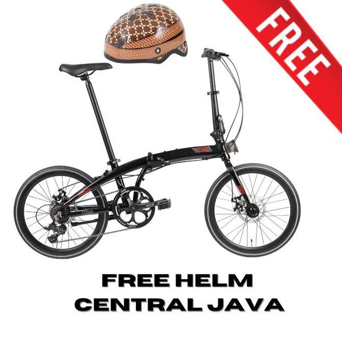 Terlaris Sepeda Lipat / Folding Bike Element Ecosmo Delta 8Sp 20Inch