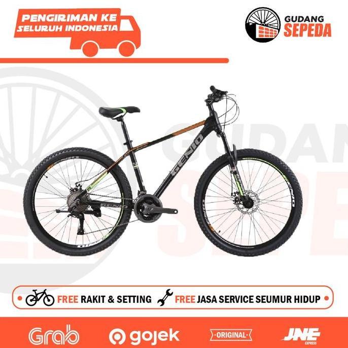 Terlaris Sepeda Gunung 27,5 Inch Mtb Genio M-572 27 Speed By United Garansi Sni