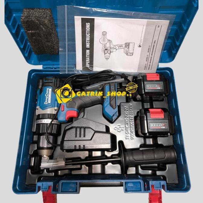 Bor DongCheng DCJZ 03 13 Bor Batere Dongcheng 20V Hammer Dril Cordless