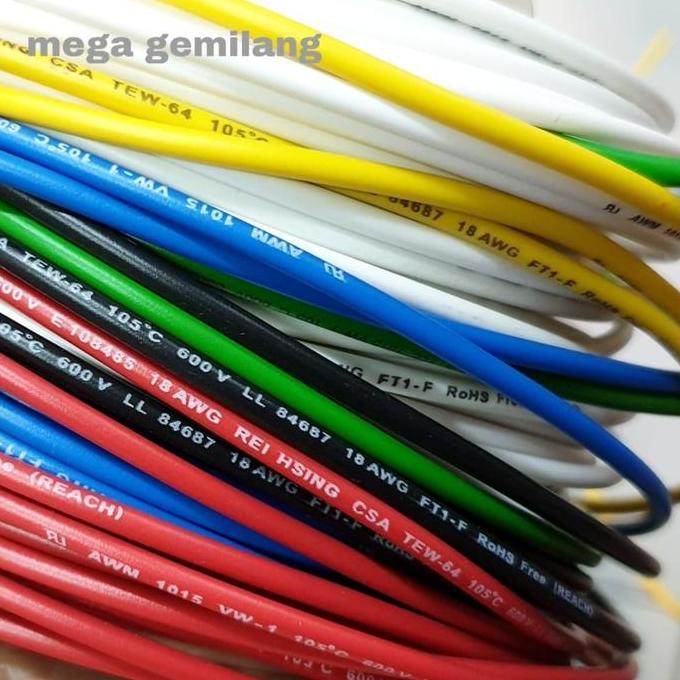 Kabel Awg 18 / Kabel 18 Awg ( Harga Meteran )