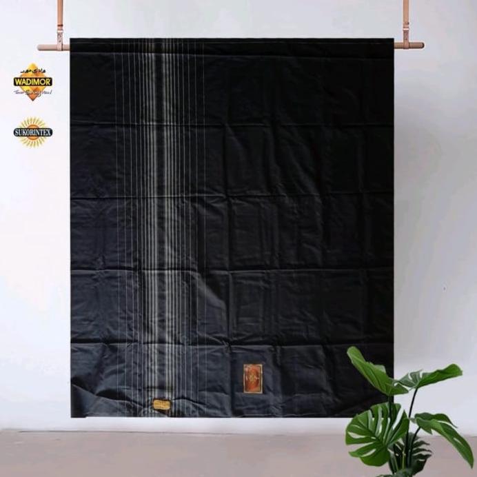Murah  Sarung Wadimor Hitam Putih Polos Asli Original Premium Original Dewasa Anak Remaja Tanggung S