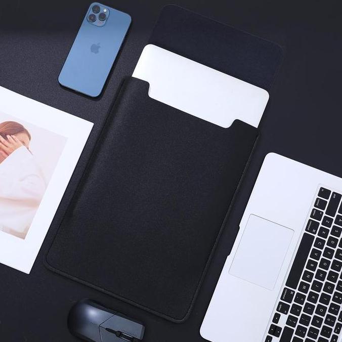 DF226 >> Tas Kulit 13 inch Leather PU FOR Laptop Sleeve Macbook Air Pro Notebook