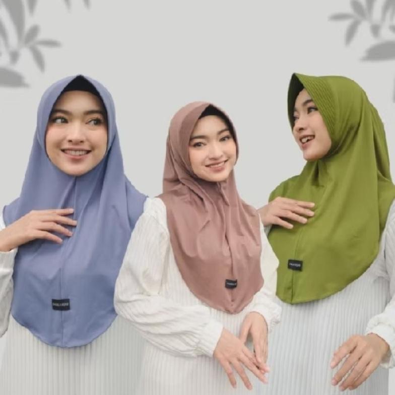 BERGO HAMIDAH M /HIJAB HAMIDAH UKURAN M /HIJAB SPORT /HAMIDAH JERSI UKURAN M /JILBAB HAMIDAH JERSEY 