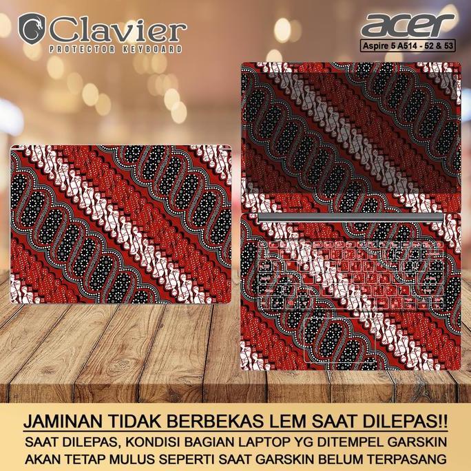 TERBARU - Cover Garskin Laptop Acer Aspire 5 A514-52K-307L 30W8 319P 31VK Bening