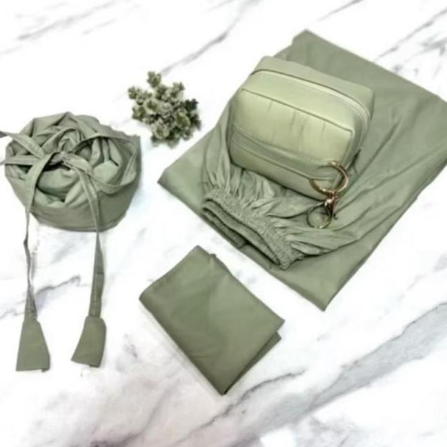 Miliki Mukena Parasut Traveling Korea Premium + Tas Mukena Dan Sajadah