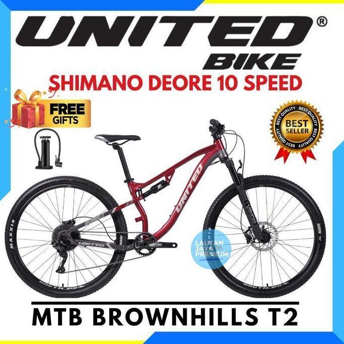 Terlaris Sepeda Gunung 27.5 Mtb United Brownhills T2