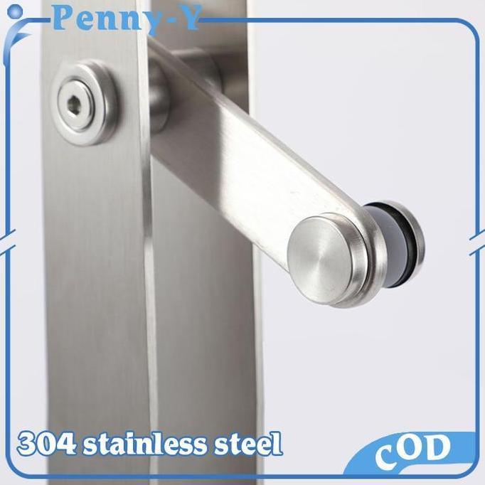 QWEKLY Penjepit Kaca Stainless Sus 304 Railing Kaca Stainless Jepit Kaca