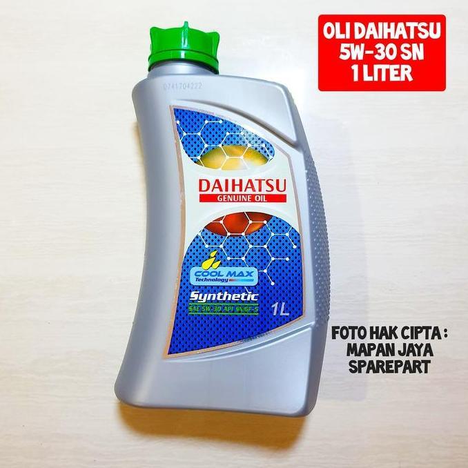 AKARAY OLI MESIN DAIHATSU 5W-30 API SN SYNTHETIC - 1 LITER