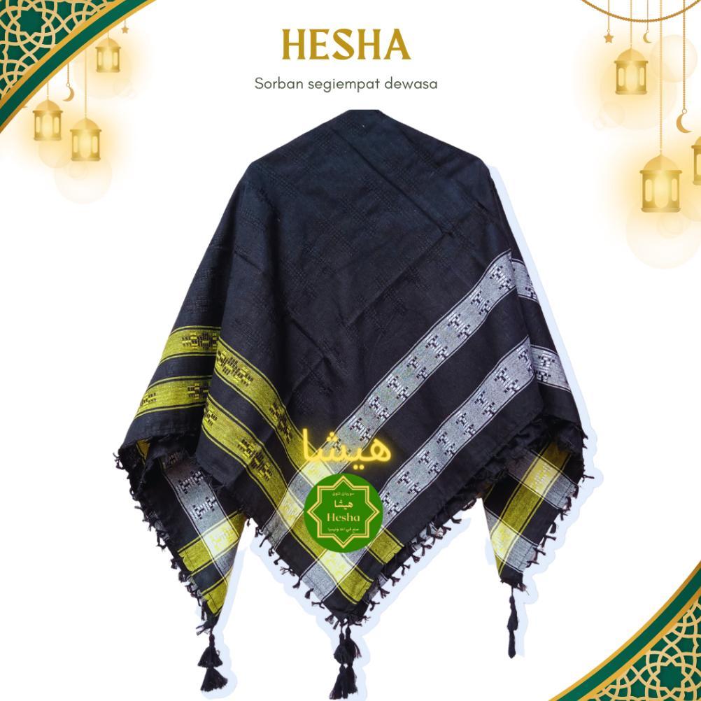 Grade Ori Best Seller  Hesha Surban Sorban Putih Persegi Empat Kuncir