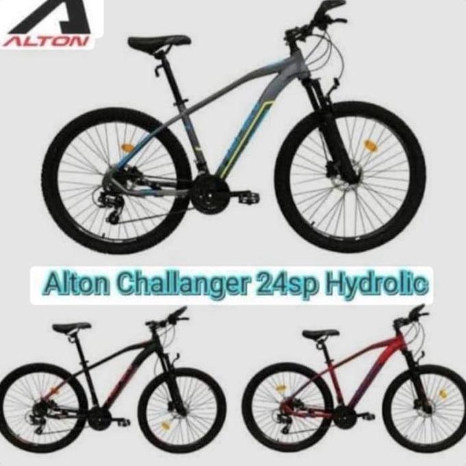 Terlaris Alton Sepeda Gunung Alton Mtb 27.5 Inch Challenger 24 Speed Hydraulic Dengan Pilihan Warna 