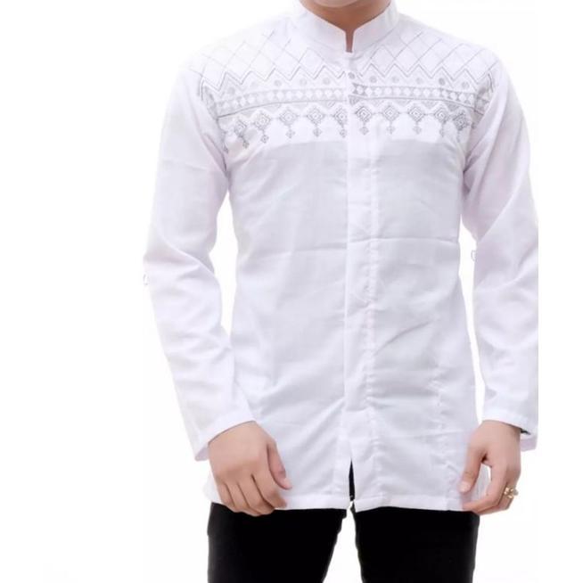 Discount Baju Koko Putih Lengan Panjang Remaja/Dewasa