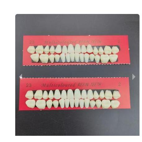 REVALCOM Gigi Palsu Resin Akrilik Acrylic Caiyu Full Set 28 Gigi Full Set Gigi Tiruan Gigi Lepasan