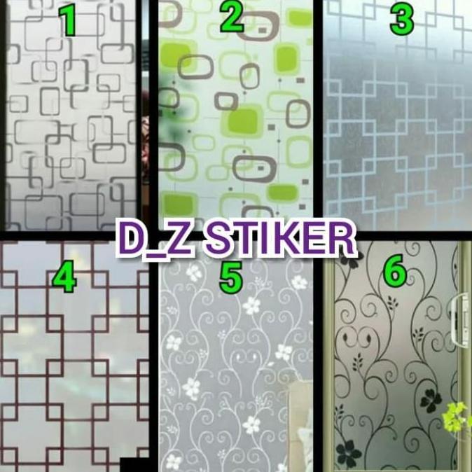 STIKER KACA / STICKER KACA/SUNBLAST MOTIF ARTISTIK