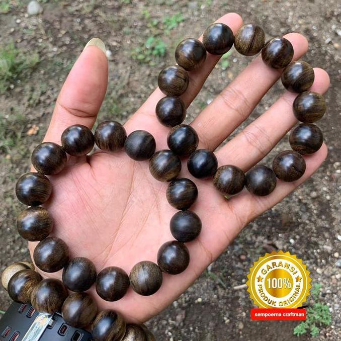 Gelang Kayu Gaharu Kalimantan Asli Tenggelam Aquilaria Malaccensis