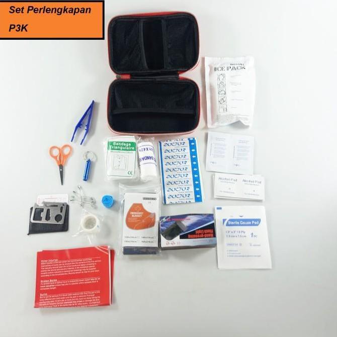 kotak p3k emergency first aid kit box camping mobil lengkap isi