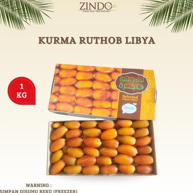 KURMA RUTHOB LIBYA 1KG / KURMA MUDA PREMIUM FRESH / KURMA BASAH