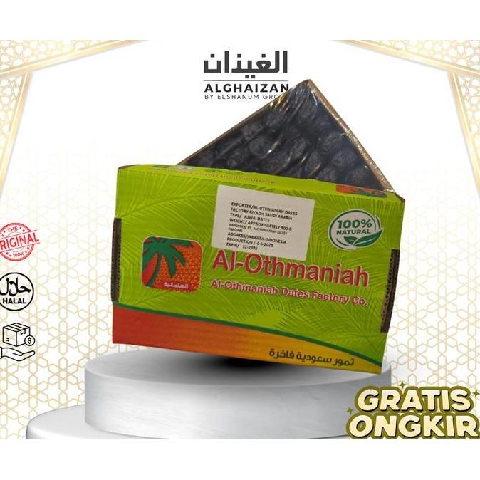 Kurma Ajwa Ruthab GRADE A | Kurma Nabi | kering semi basah | Tidak terlalu manis | Alghaizan Pusat