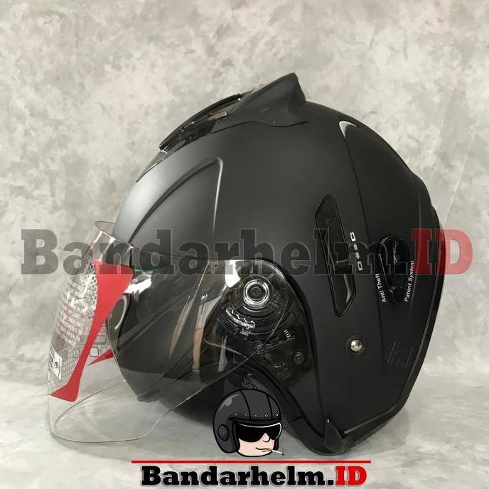 Helm KYT Galaxy Slide Black Doff