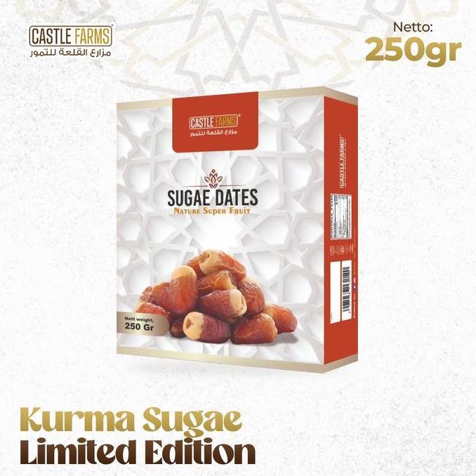 Castle Farms Kurma Sugae 250 gr - Kurma Sagai Kurma Susu