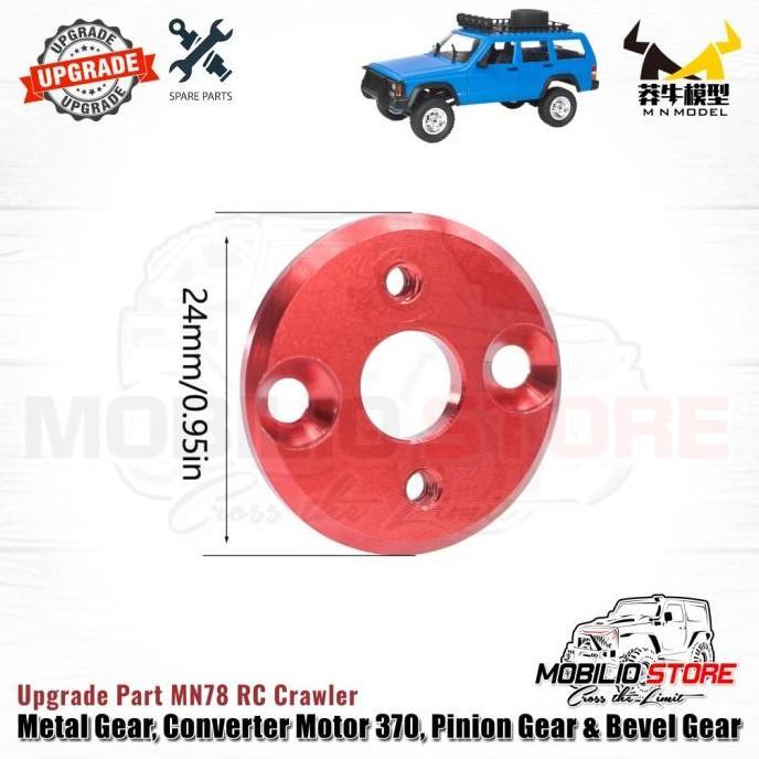 Wxyg- Upgrade Part Mn78 Metal Gear Converter 370 Pinion & Bevel Gear Mn 78
