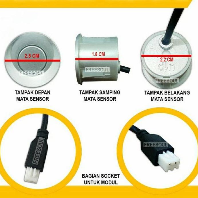SENSOR PARKIR MUNDUR 2 TITIK BUNYI MOBIL X-OVER ERTIGA BALENO IGNIS SPLASH SWIFT SCROSS KARIMUN APV 