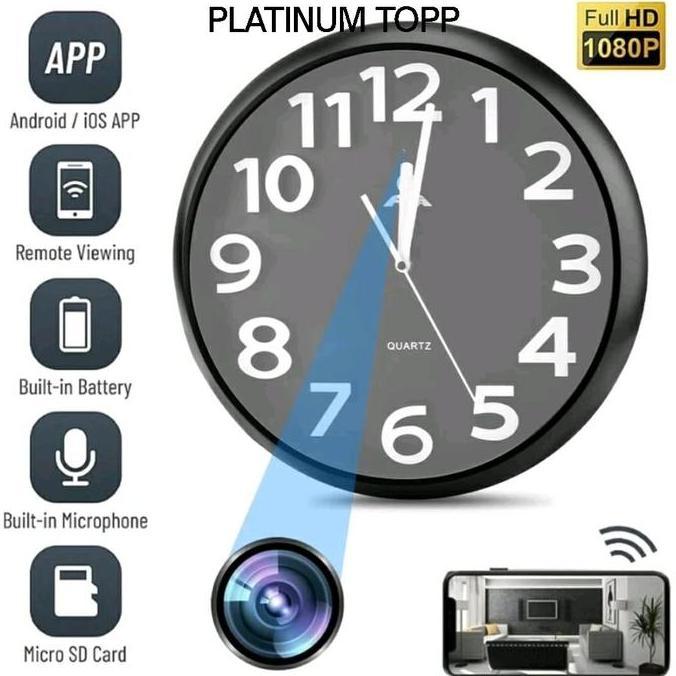 hotoya_bankin - new cctv ip cam spy kamera jam dinding cctv wifi pantau lewat hp